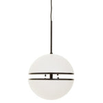 Abira Matt Black Pendant Light