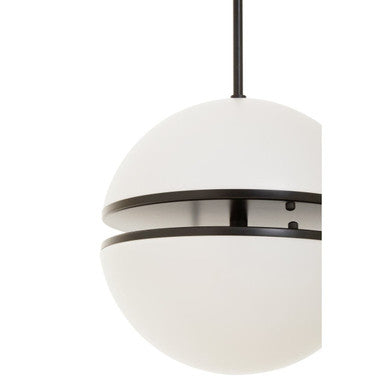 Abira Matt Black Pendant Light
