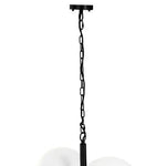 Abira Four Ball Matt Black Pendant Light