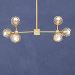 Abira Gold 8 Arm Pendant Light