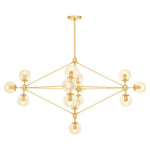 Abira Fifteen Arm Gold Finish Pendant Light