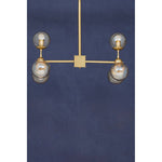 Abira Six Arm Gold Finish Pendant Light