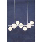 Abira Chrome 7 Light Pendant Lamp