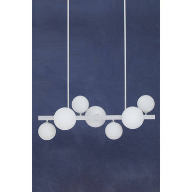 Abira Chrome 7 Light Pendant Lamp