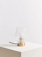 Noble Clear Glass Table Lamp