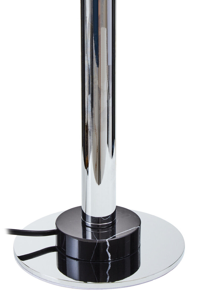 Octavia Silver Finish Metal Table Lamp