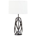 Zaina Black Cross Table Lamp