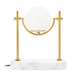 Zalika Marble And Gold Orb Table Lamp