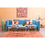 Bosie Kensington Townhouse Small Orange Hand Woven Rug