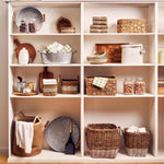 Hampstead Set of Two Natural Rattan Square Storage Baskets