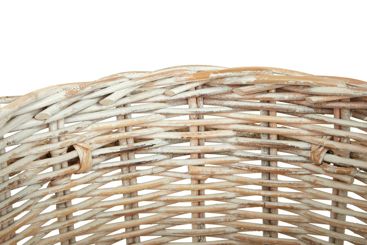Argento Whitewash Rattan Storage Baskets