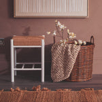 Argento Brown Rattan Storage Baskets- Set of 3