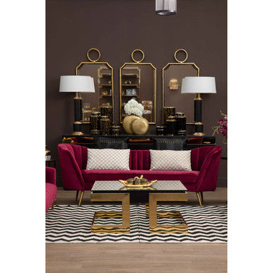 Bosie Kensington Townhouse Cream And Gold Check Cushion