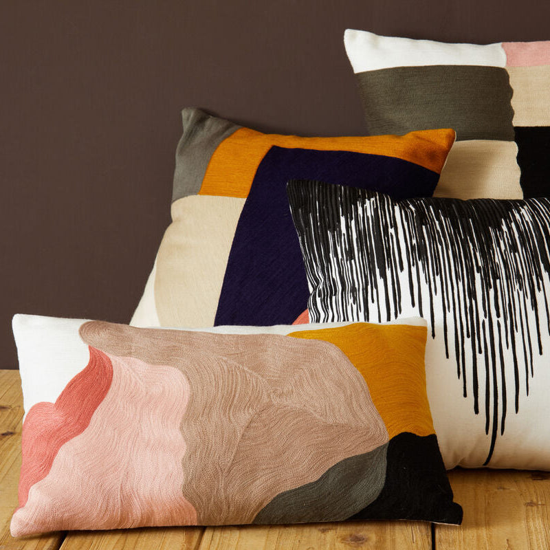Bosie Ozella Abstract Multi Coloured Cushion