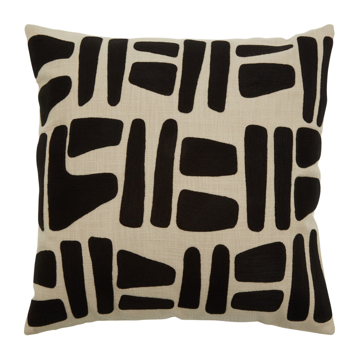 Bosie Ozella Natural And Black Square Cushion
