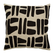 Bosie Ozella Natural And Black Square Cushion