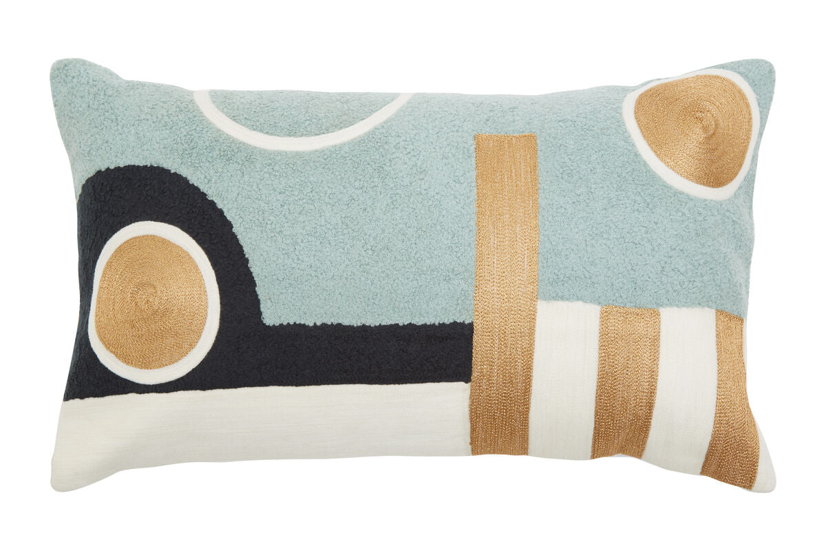 Bosie Ozella Abstract Rectangular Cushion
