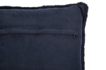 Bosie Lamina Navy Blue Square Cushion