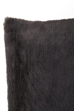 Bosie Lamina Grey Square Fur Cushion