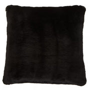 Bosie Lamina Black Square Fur Cushion