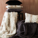 Bosie Lamina Animal Print Rectangular Fur Cushion