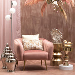 Bosie Lamina Grey And Natural Fur Cushion