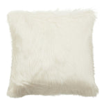 Bosie Lamina Cream Square Fur Cushion