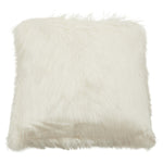 Bosie Lamina Cream Square Fur Cushion
