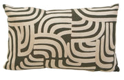 Bosie Ozella Natural And Green Rectangular Cushion