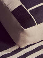 Bosie Ozella Natural And Black Square Floor Cushion