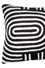 Bosie Ozella Black And White Cushion