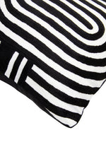 Bosie Ozella Black And White Cushion