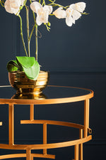 Avantis Set Of 2 Maze Design Side Tables