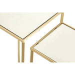 Avantis Set Of Two Champagne Square Side Tables