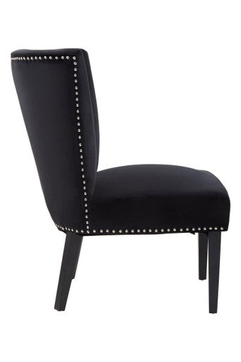 Kensington Townhouse Black Winged Dining Chair