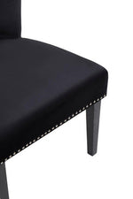 Kensington Townhouse Black Winged Dining Chair