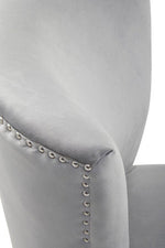 Kensington Townhouse Grey Winged Dining Chair