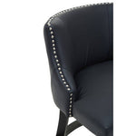 Kensington Townhouse Black Hevea Bar Chair