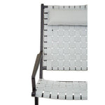 Kendari Grey Woven Leather Strap Chair