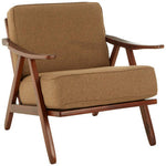 Kendari Teak Wood Frame Armchair with Cushions