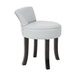 Kendari Grey Leather Rounded Chair