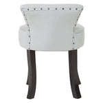Kendari Grey Leather Rounded Chair