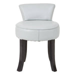 Kendari Grey Leather Rounded Chair