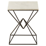 Shalimar Marble top Rectangular Side Table