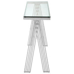 Piermount Clear Glass Console Table