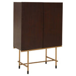 Delta Walnut Veneer Drinks Cabinet