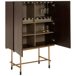 Delta Walnut Veneer Drinks Cabinet