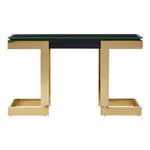 Deana Gold and Black Console Table