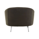 Manhattan Grey Velvet Cocoon Chair