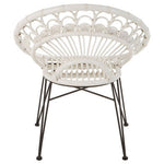 Manado White Natural Rattan Chair